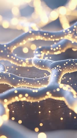 Tracking Through Glowing Neural Network Web with Floating Luminous Particles