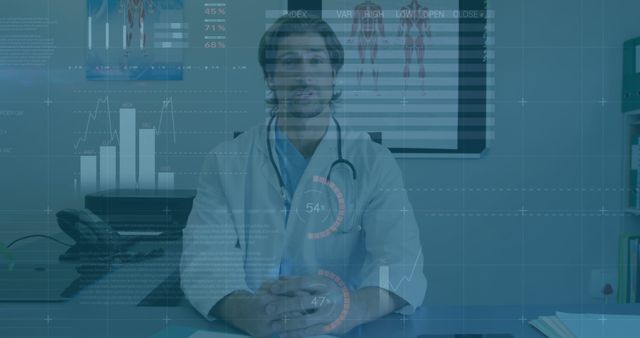 Doctor Presenting Medical Data in Modern Office - Download Free Stock Images Pikwizard.com