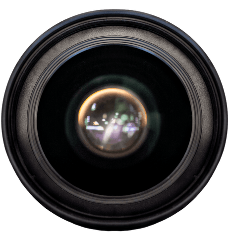 Digital Camera Lens with Reflection Isolated on Transparent Background - Download Free Stock Videos Pikwizard.com