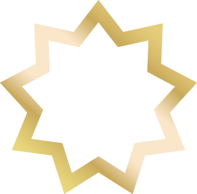 Transparent Gold Eight-Pointed Star Vector Geometric Shape - Download Free Stock Videos Pikwizard.com