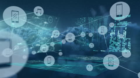 Futuristic Cloud Network with Data Processing and Music Sharing