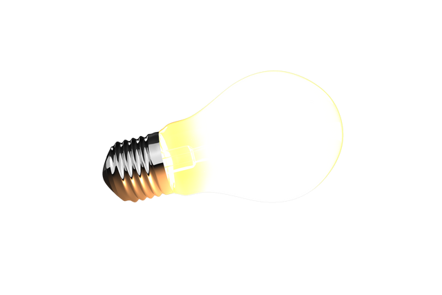 Glowing Light Bulb Digital Illustration on Transparent Background - Download Free Stock Videos Pikwizard.com