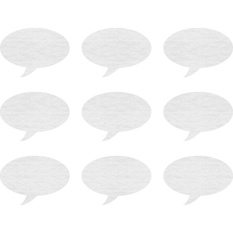 White Paper Speech Bubbles Pattern on Transparent Background Design - Download Free Stock Videos Pikwizard.com