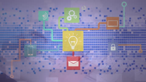 Digital Connectivity and Data Flow Network Visualization