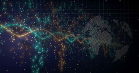 Digital Sine Wave Journey Across Globally Connected Grid