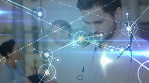 Digital Interface with Doctor and Global Network Visualization