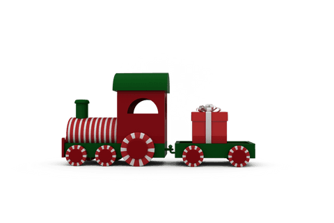 transparent christmas train with gift boxes - Download Free Stock Videos Pikwizard.com