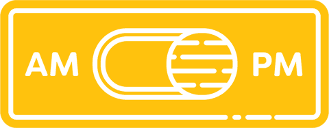 AM PM Toggle Digital Icon Transparent Background - Download Free Stock Videos Pikwizard.com