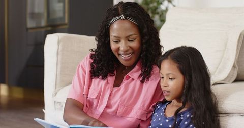 Mother and Daughter Bonding Through Storytelling