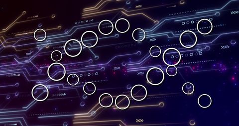 Futuristic digital interface illustrating medical data processing