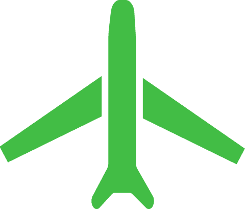 green airplane icon on transparent background design element - Download Free Stock Videos Pikwizard.com