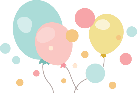 Colorful Birthday Balloons on Transparent Background for Celebrations - Download Free Stock Videos Pikwizard.com