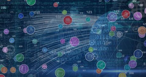 Global Data Connections Digital Interface Concept - Download Free Stock Images Pikwizard.com