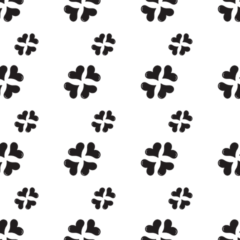 Transparent hearts pattern for valentine's day celebration