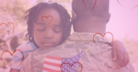 Father Returning Home to Family, Warm Emotional Welcome