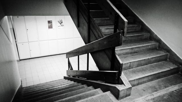 Grayscale Photo of Staircase - Download Free Stock Photos Pikwizard.com