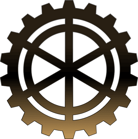 Stylized Dark Gold Gradient Cogwheel on Transparent Background - Download Free Stock Videos Pikwizard.com