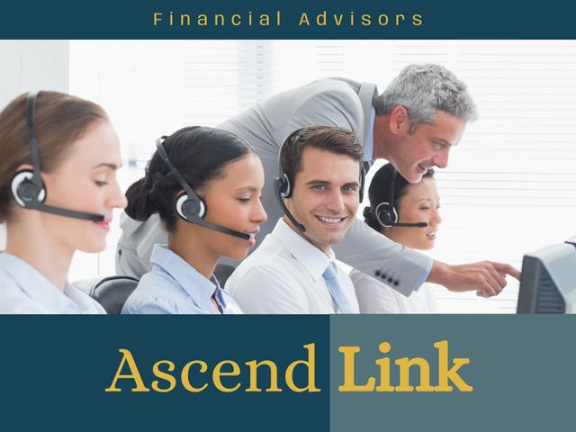 Professional Financial Advisors in Office with Headsets - Download Free Stock Videos Pikwizard.com