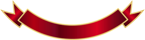 Elegant Red Banner with Gold Edges on Transparent Background - Download Free Stock Videos Pikwizard.com