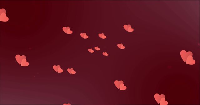 Red Hearts Floating on Gradient Red Background for Valentine’s Day - Download Free Stock Images Pikwizard.com