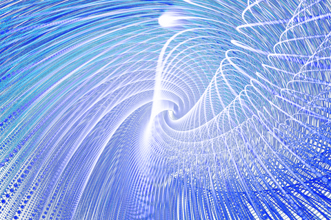 digital abstract blue light trails with transparent overlay - Download Free Stock Videos Pikwizard.com