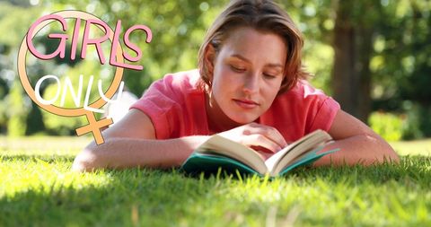 Empowered Woman Reading in Sunlit Park - Download Free Stock Images Pikwizard.com