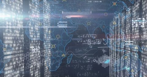 Digital network holography in advanced data server room