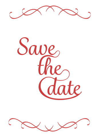 elegant save the date on transparent background for celebrations - Download Free Stock Videos Pikwizard.com