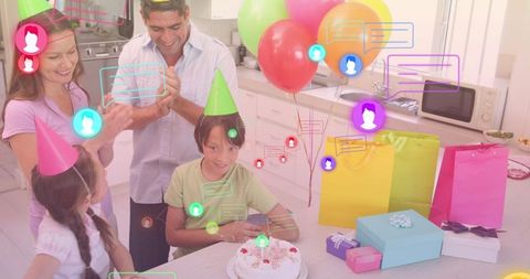 Digital Overlay Celebrlicous Cake Celebration