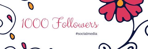 Social Media Milestone Celebration Banner with Floral Design - Download Free Stock Templates Pikwizard.com