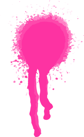 abstract transparent pink paint splatter with drips - Download Free Stock Videos Pikwizard.com