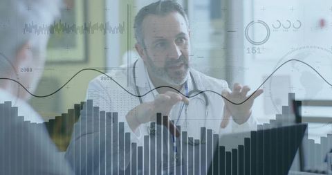 Doctor Consulting with Overlay of Medical Data for Healthcare