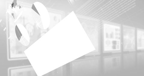 Financial Data Processing with Abstract Digital Interface - Download Free Stock Images Pikwizard.com