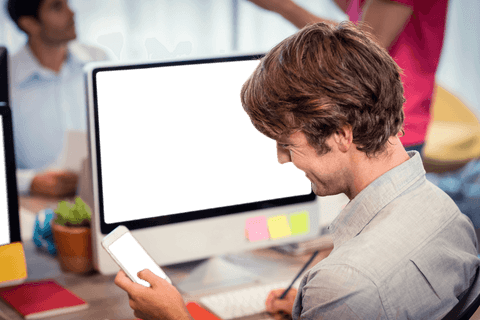 Technology Integration in Modern Transparent Workspace - Download Free Stock Videos Pikwizard.com