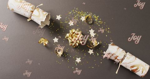 Festive Christmas Cracker with Joyful Decorations