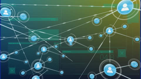 Digital Network Connections with Data Interface Elements