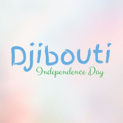 djibouti independence day celebration text on colorful background - Download Free Stock Templates Pikwizard.com