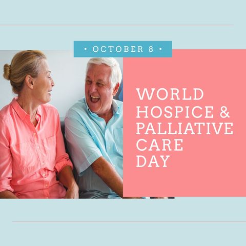Celebrating World Hospice and Palliative Care Day with Happy Seniors - Download Free Stock Templates Pikwizard.com