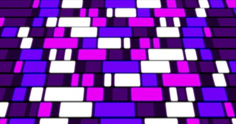 Vibrant violet and white abstract rectangle pattern