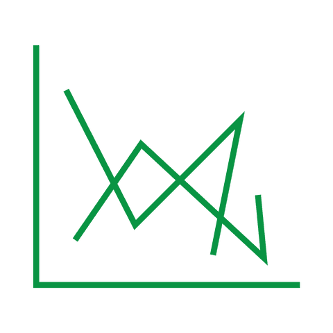 Abstract Green Lines Graph on Transparent Background - Download Free Stock Videos Pikwizard.com