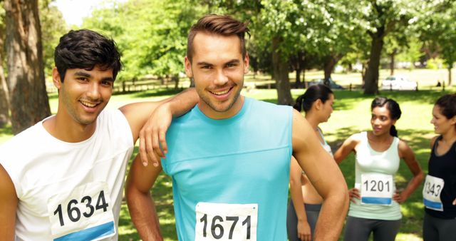 Young Athletes Participating in Outdoor Marathon Event - Download Free Stock Images Pikwizard.com