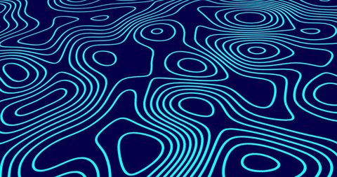 Hypnotic Blue Line Trails on Deep Blue Background - Download Free Stock Images Pikwizard.com