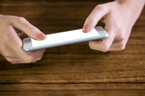 transparent background smartphone usage by caucasian woman - Download Free Stock Videos Pikwizard.com