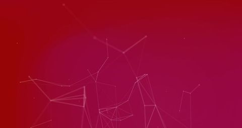 Abstract Network Connections on Dynamic Red Background - Download Free Stock Images Pikwizard.com