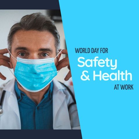 Health and Safety Awareness Campaign with Medical Professional - Download Free Stock Templates Pikwizard.com