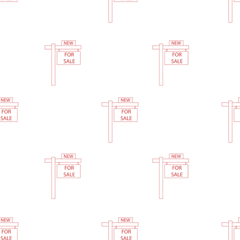 Seamless Transparent Pattern of Red For Sale Signs - Download Free Stock Videos Pikwizard.com