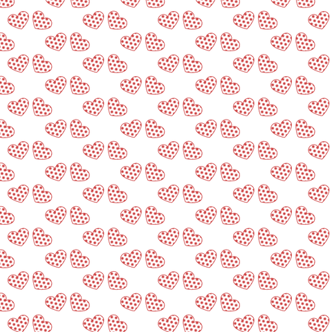 seamless red heart pattern with dots on transparent background - Download Free Stock Videos Pikwizard.com