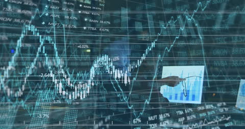Team Analyzing Financial Data with Digital Insights