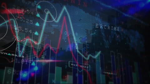Global Financial Data Processing over Abstract World Map