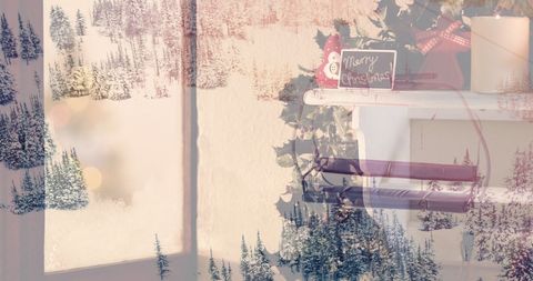 Winter Holiday Decor with Festive Christmas Elements